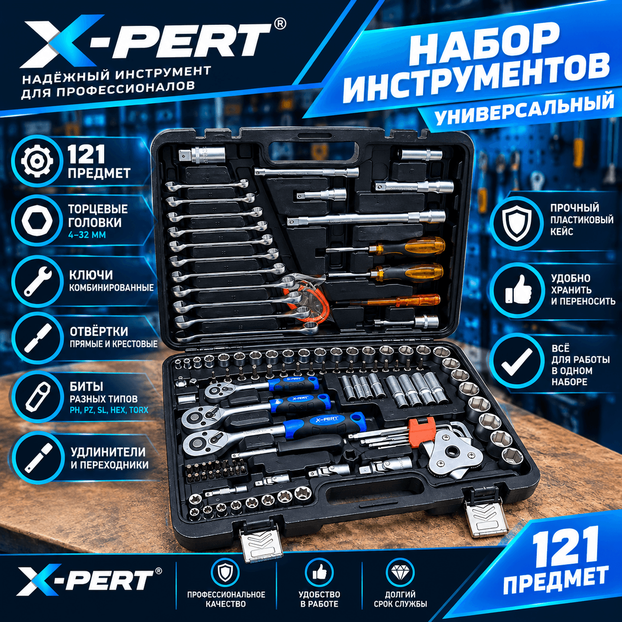 Ключи в кейсе 121рс