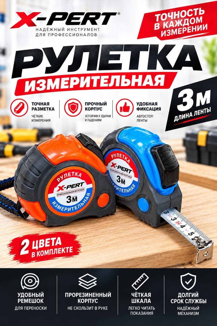 Рулетка 208 3м