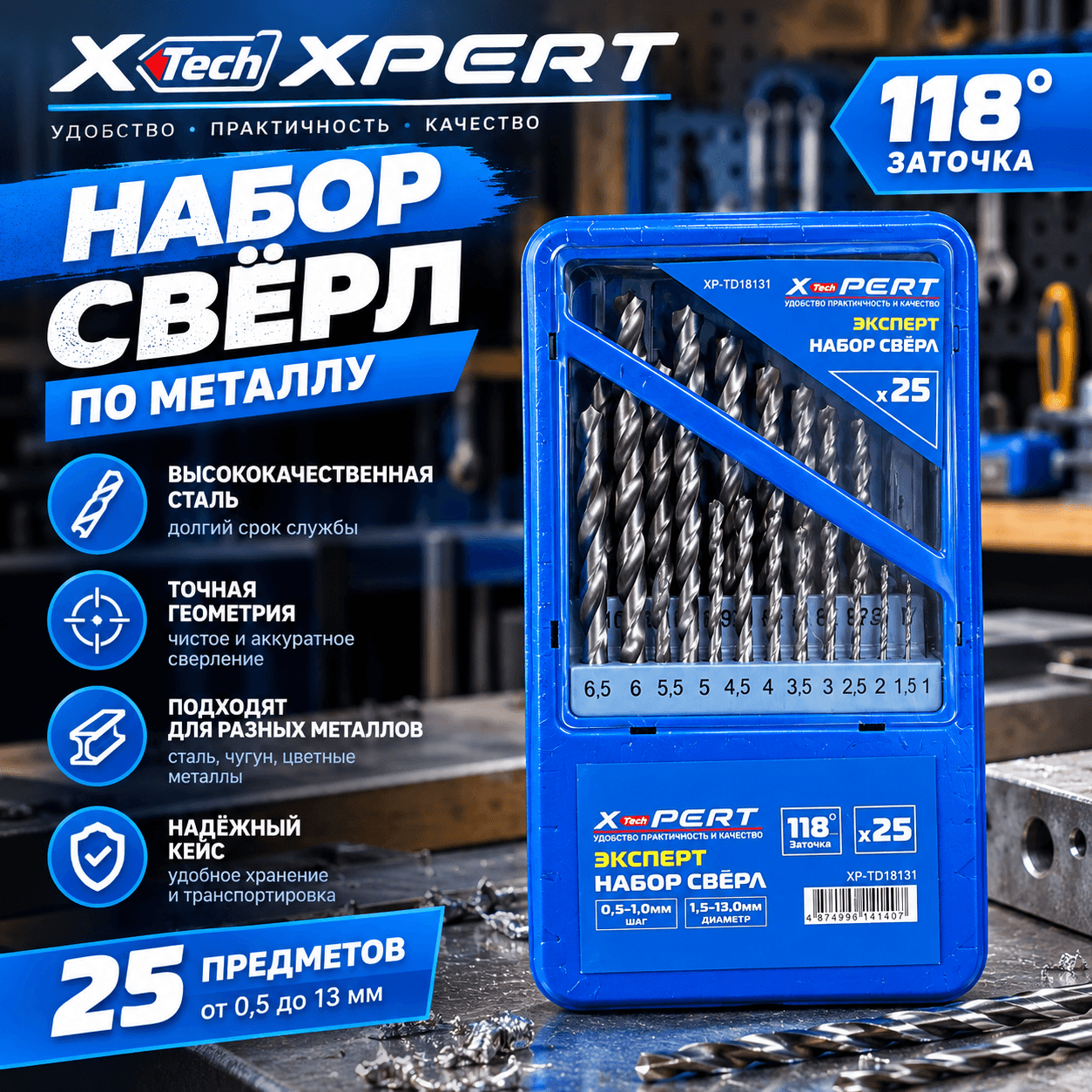 Сверло по металлу 25рс